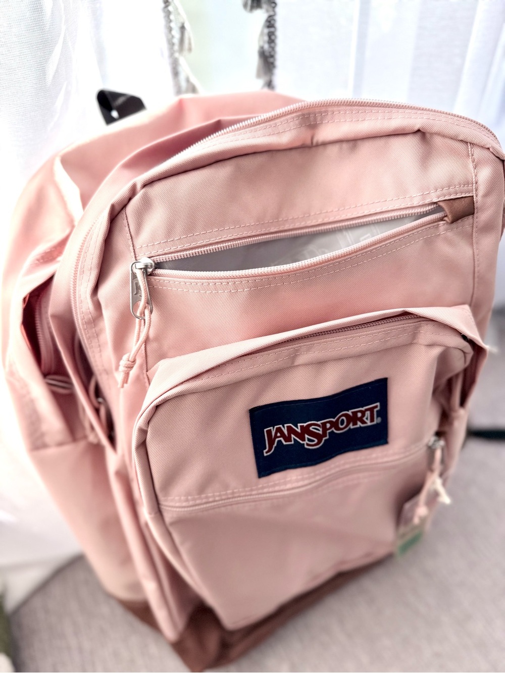 Jansport - “Cool Student” Pink Everyday Backpack - Picture 4 of 9